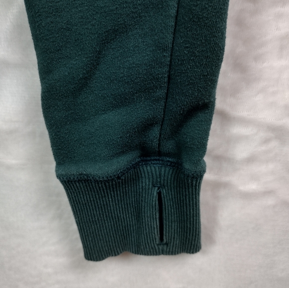 SOLD Roots Canada Full Zip Hooded Jacket Green Fleece Lined Size M - Picture 5 of 9